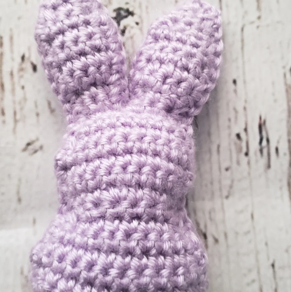 Purple Crochet Easter Peep
